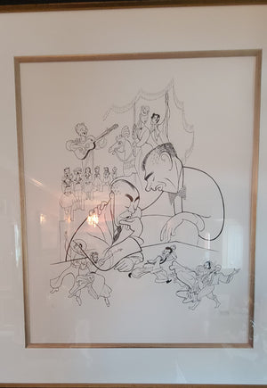 Rodgers & Hammerstein 50th Anniversary - Limited Edition Lithograph - Signed by Al Hirschfeld